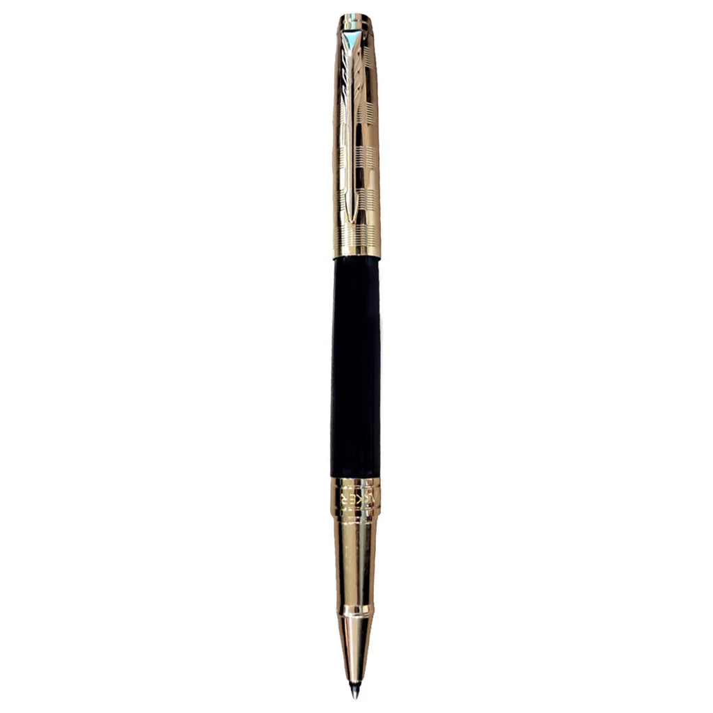 Parker Premium Aster Deluxe Black & Gold GT Rollerball Pen