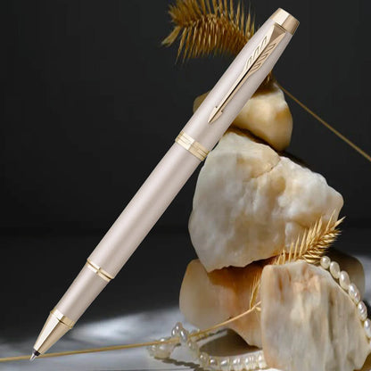 Parker Premium IM Monochrome Champagne Roller Ball Pen