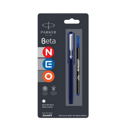 Parker Beta Neo Roller Ball Pen with Stainless Steel Trim