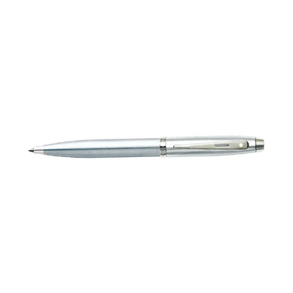 Sheaffer 9306 100 Ballpoint Pen Brushed Chrome with Chrome Plated Trim