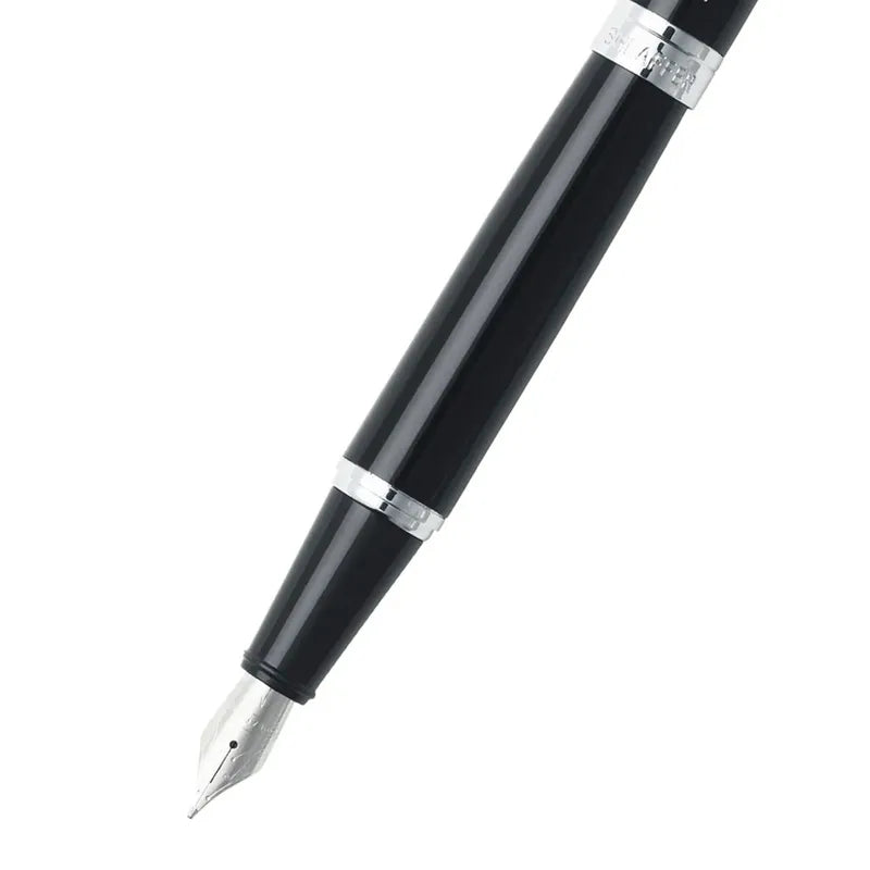 Sheaffer 9312 Gift 300 Fountain Pen Glossy Black with Chrome Trim