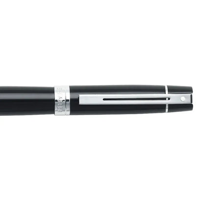 Sheaffer 9312 Gift 300 Fountain Pen Glossy Black with Chrome Trim