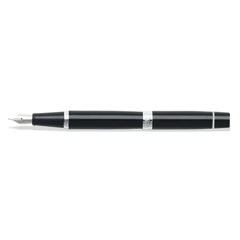 Sheaffer 9312 Gift 300 Fountain Pen Glossy Black with Chrome Trim
