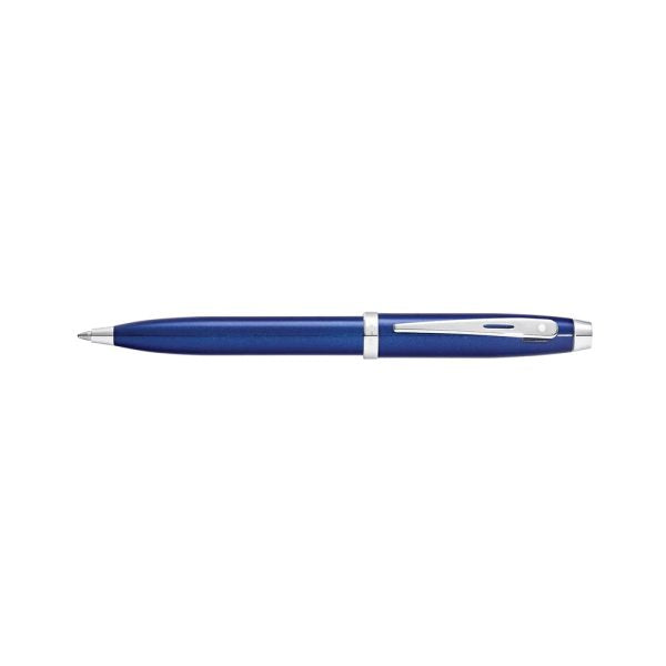Sheaffer 9339 Pen – Glossy Blue With Chrome-Plated Trim Ball Pen