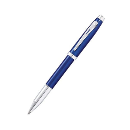 Sheaffer Gift 100 9339 Glossy Blue Lacquer with Chrome-Plated Trim Rollerball Pen