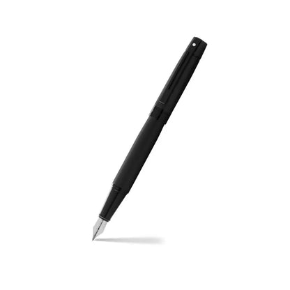 sheaffers 300  Fountain Pen - Matte Black Lacquer with Polished Black Trim M