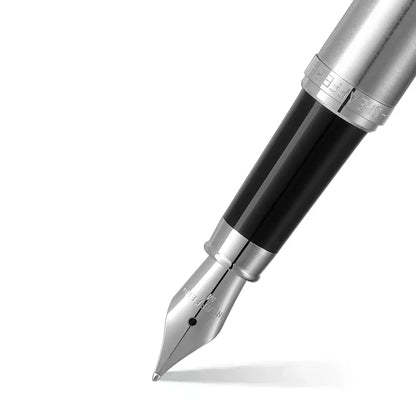 Sheaffer VFM 9426 Brushed Chrome Fountain Pen with Chrome Trim