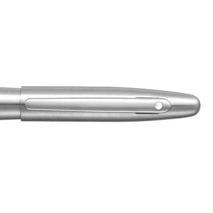 Sheaffer VFM 9426 Brushed Chrome Fountain Pen with Chrome Trim