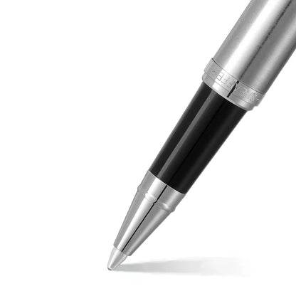 Sheaffer VFM 9426 Brushed Chrome Rollerball Pen with Chrome Trim