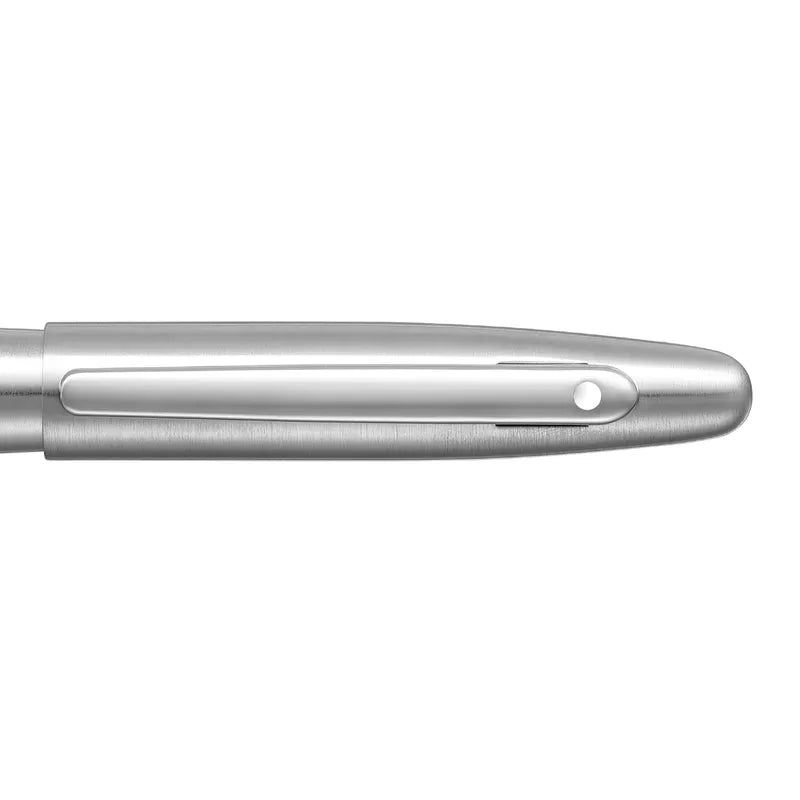 Sheaffer VFM 9426 Brushed Chrome Rollerball Pen with Chrome Trim