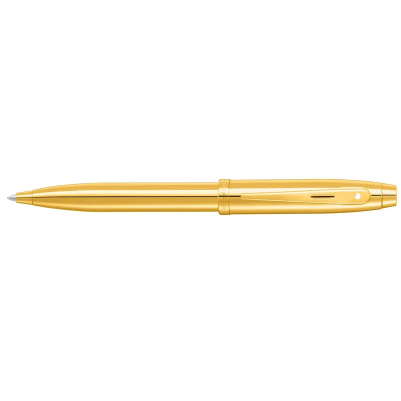 Sheaffer 100 9372 Glossy PVD Gold Ballpoint Pen