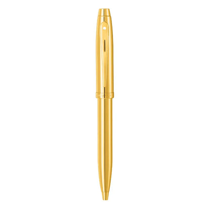 Sheaffer 100 9372 Glossy PVD Gold Ballpoint Pen