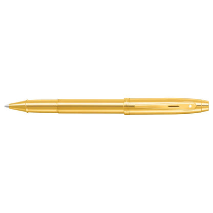Sheaffer 100 9372 Glossy PVD Gold Rollerball Pen