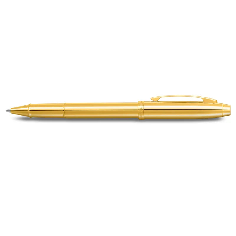 Sheaffer 100 9372 Glossy PVD Gold Rollerball Pen
