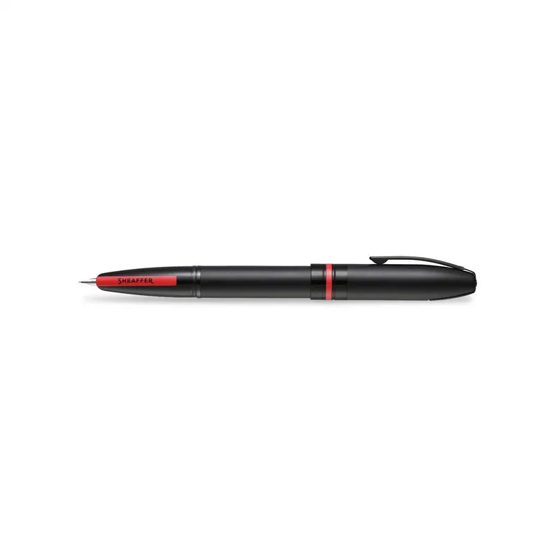 Sheaffer ICON Matte Black Fountain Pen with Gloss Black PVD Trim
