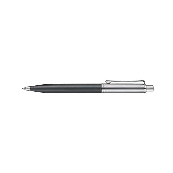Sheaffer Sentinel Metal E331 Ballpoint Pen – Matte Black with Chrome Cap & Chrome-Plated Trim
