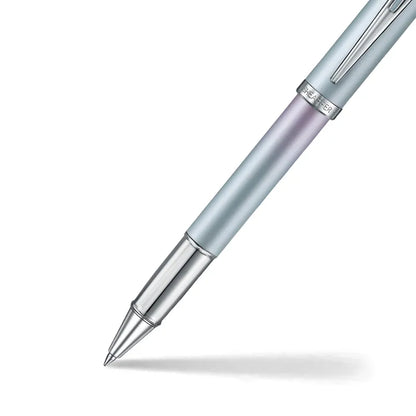 Sheaffer Expressions 100 9376 Blue and Pink Pearlised Gradient Rollerball Pen with Chrome-plated Trims