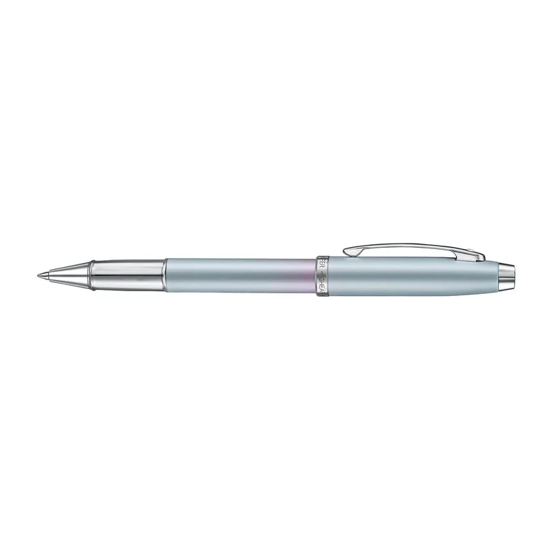Sheaffer Expressions 100 9376 Blue and Pink Pearlised Gradient Rollerball Pen with Chrome-plated Trims