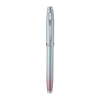 Sheaffer Expressions 100 9376 Blue and Pink Pearlised Gradient Rollerball Pen with Chrome-plated Trims