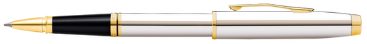 Coventry Polished Chrome with Gold-Tone Rollerball Pen