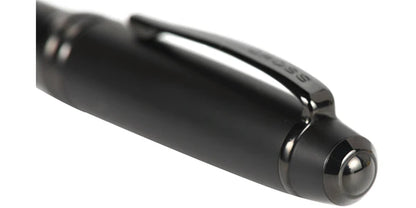 Bailey Matte Black Lacquer Stainless Steel Medium Nib Fountain Pen