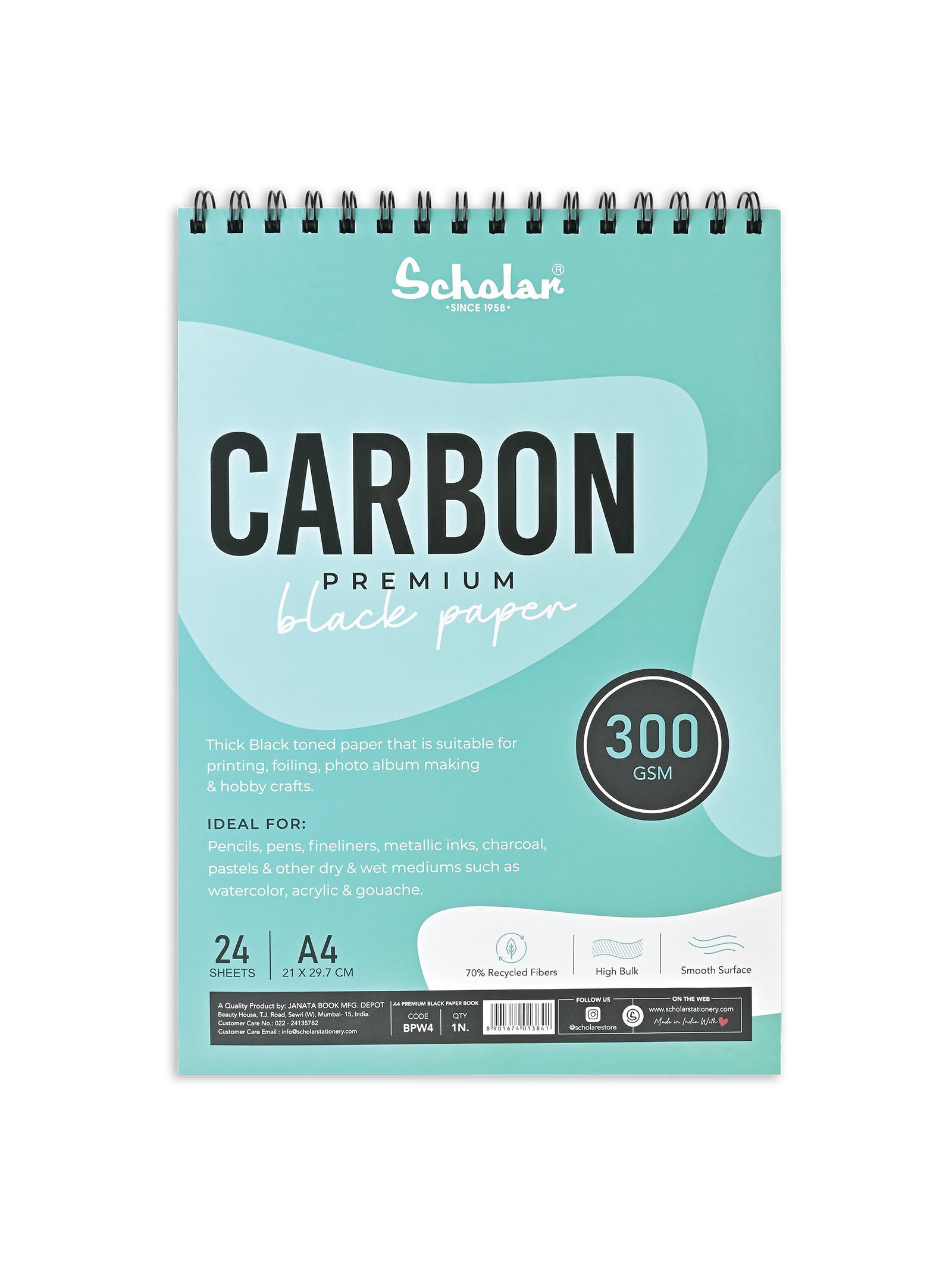Balk Paper Premium Black Paper Carbon Sketch Pad – Pen Palace