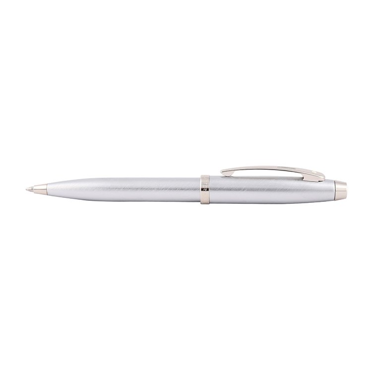 Sheaffer® 100 G9306 Brushed Chrome with Chrome-Plated Trims Ball Pen