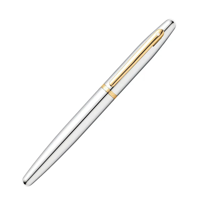 Sheaffer 9422 VFM Rollerball Pen – Polished Chrome with Gold-Plated Trim