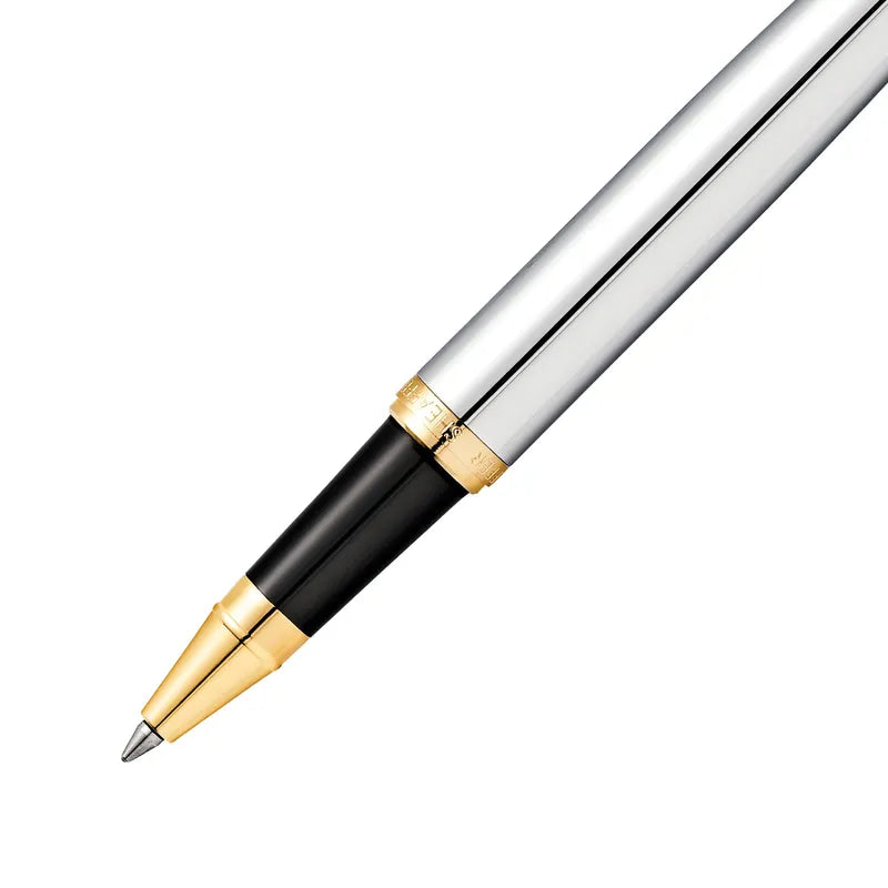 Sheaffer 9422 VFM Rollerball Pen – Polished Chrome with Gold-Plated Trim