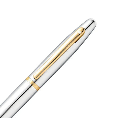 Sheaffer 9422 VFM Rollerball Pen – Polished Chrome with Gold-Plated Trim