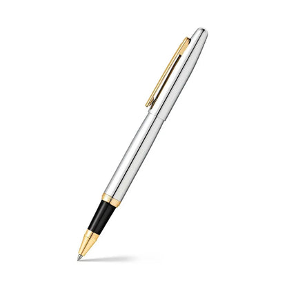 Sheaffer 9422 VFM Rollerball Pen – Polished Chrome with Gold-Plated Trim