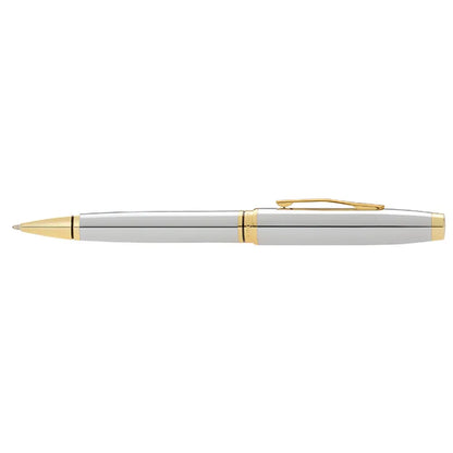 Cross AT0662-2 Coventry Ballpoint Pen Chrome with Gold Trims